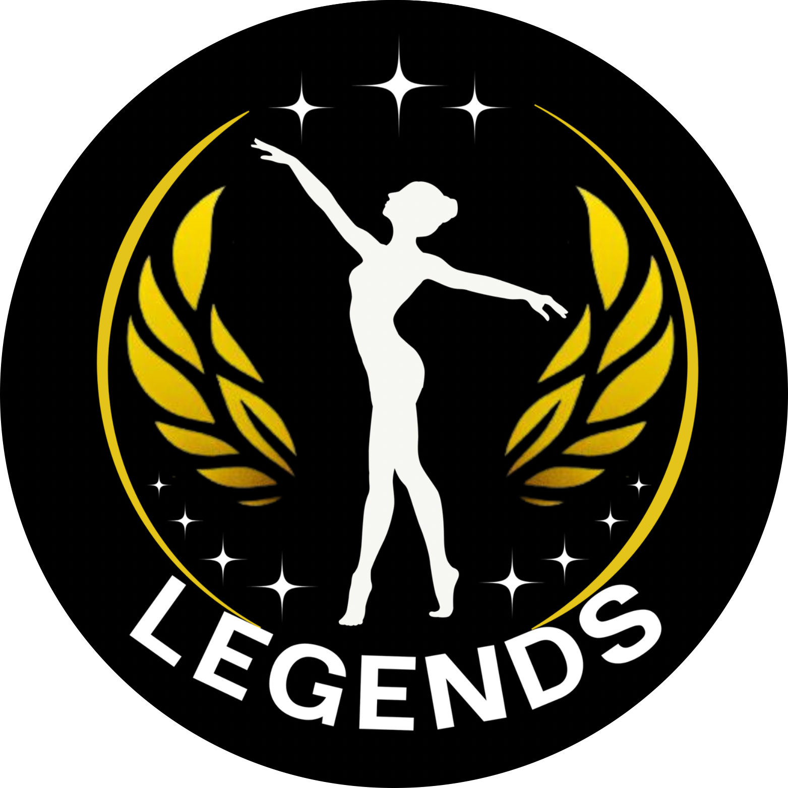 Pink Circle Lotus Yoga Instructor Logo - Legends Bastodance